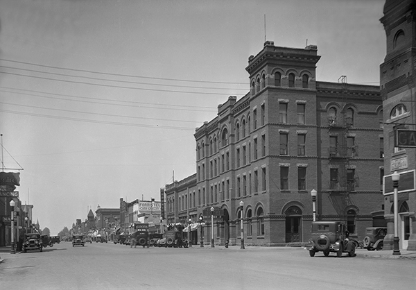View of the Bozeman Hotel On the Corner of Rouse and East Main Streets, Bozeman, Montana