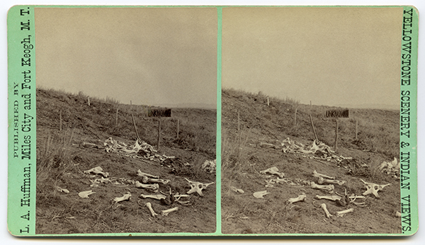 "Unknown" Bones on the Little Bighorn Battlefied, Montana Territory