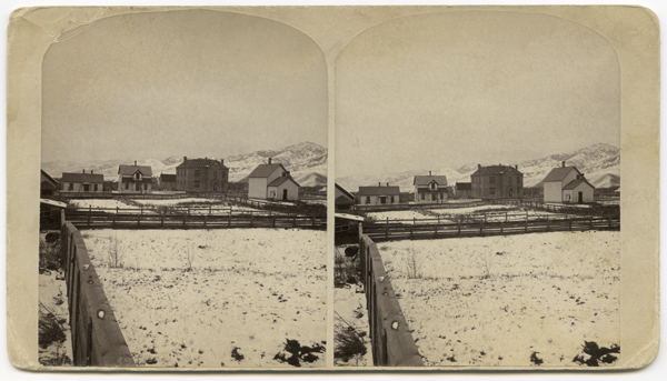 Southside of Bozeman, looking North, Montana Territory