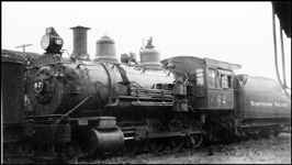 NP 62, a 2-8-0 Consolidation Class F-1, at Tacoma, Washington.