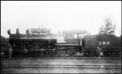 NP 289, a 4-6-2 Pacific Class Q ALCO Schen, renumbered to NP 2089 in 1907.