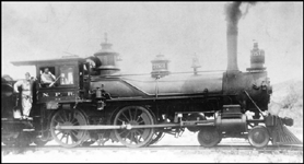 NP 753, a 4-4-0 American Std Class C-6 Portland, at Antelope, North Dakota.  This is former NP 230.