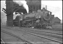 NP 1833, Class W-3 on coal dock track at Duluth, MN with a full head of steam.