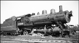 NP 2425, a 2-6-2 Prairie Class T, at Rapelje, Montana.