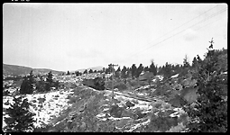 NP 2119, Class Q-1 with Train No. 236 in siding at Welch, MT on Butte Mountain
