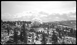 NP 1761, Class W-3 and NP 2605, Class A doubleheading with train No.1 approaching Spire Rock on Butte Mountain 