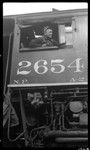 NP 2654, Class A-2 being moved by Locomotive foreman Fitzgerald