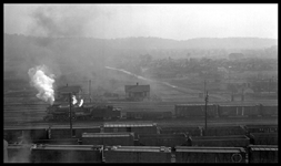 Southern Railway Yard Chattanooga,  Train X6333,with Class Ms-4 2-8-2, Series 6320-6337 Blt. by Richmond 1926.