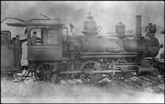 NP 530  On Dakota Divn  about 1914  cy  D S Colby  The 530 is a class D-3 2-6-0, built by  Baldwin in 1891  The old Dakota Division stretched from Fargo to Mandan, and included several branch lines
