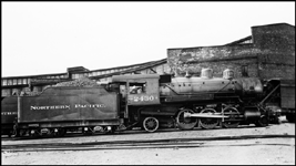 NP 2430, Class T locomotive outside Roundhouse at Dilworth.