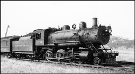 NP 1382, Class S-4 with X1382E Allen Special at Post, MT 