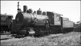 NP Class L-9 0-6-0 switcher no. 1096 awaits the scrapper's torch at South Tacoma on May 16, 1946. Alco built this locomotive in August 1907. It would be scrapped two months after this photo was taken.