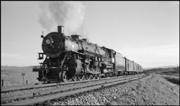 A 2609 , with train 1-1 west of Livingston MT.