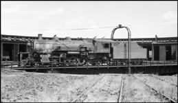 NP 1904, Class W-2 on turntable at Spokane, WA