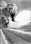 A Northern Pacific rotary snowplow in action on the Wallace, Idaho branch.