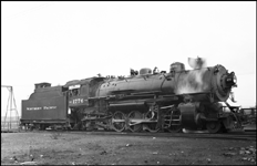 NP 1776, a 2-8-2 Mikado Class W-3, at Portland, Oregon.