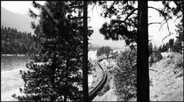 NP 5144, Class Z-8 with NP X5144W and welded rail near Eddy, MT