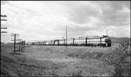 Extra, X GN E, freigh train east of Missoula, MT