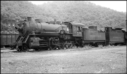 Interstate 8 , 2-8-0 locomotive at Andover, VA.