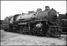 NP 1804, 2-8-2 Class W-3 Mikado near the turntable in Tacoma, WA