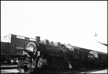 SP 3036 with a passenger train at Marysville, California.