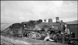 NP 1351, Class S-4 with Engineer Bodak at throttle, moving a car load of sugar beets
