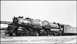 WP 406 mallet locomotive at Elko, NV.
