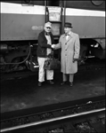 It?s the end of a final run and a railroad career for a veteran engineer, and a manager is on hand to bid thank you and farewell.  The master of the Mainstreeter is retiring.