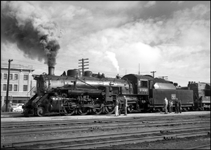 CBQ 4960, a 2-8-2 steam locomotive at Billings, Montana.
