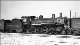 Ready availability of diesels and the end of wartime traffic made many steam locomotives surplus in 1946, including this 43 Year old Class Q Pacific.  It would be hauled north to Brainerd and the cutting torch in four months.