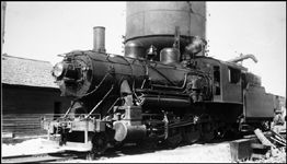 SI 23 steam locomotive at Spokane International service facility in Spokane, WA.