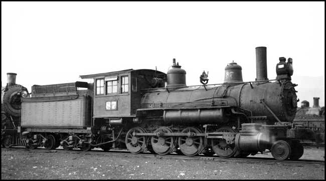 NP 87, a 2-8-0 Consolidation Class F-3, at Livingston, Montana.