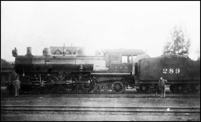 NP 289, a 4-6-2 Pacific Class Q ALCO Schen, renumbered to NP 2089 in 1907.