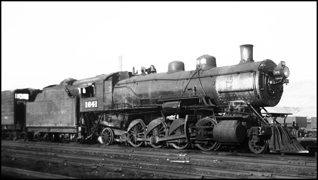 NP 1641, a 2-8-2 Mikado Class W, at Livingston, Montana.
