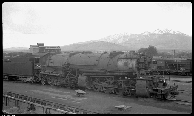 NP 4500, Class Z-4 at Livingston, MT east of roundhouse