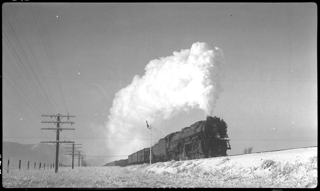 NP 5101, Class Z-6 pulling X5101E between Livingston and Mission, MT
