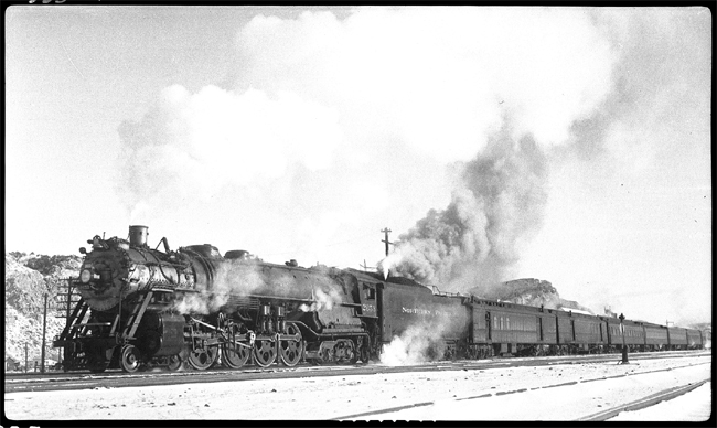 NP 2653, Class A-2 with Train No. 2 at Logan, MT