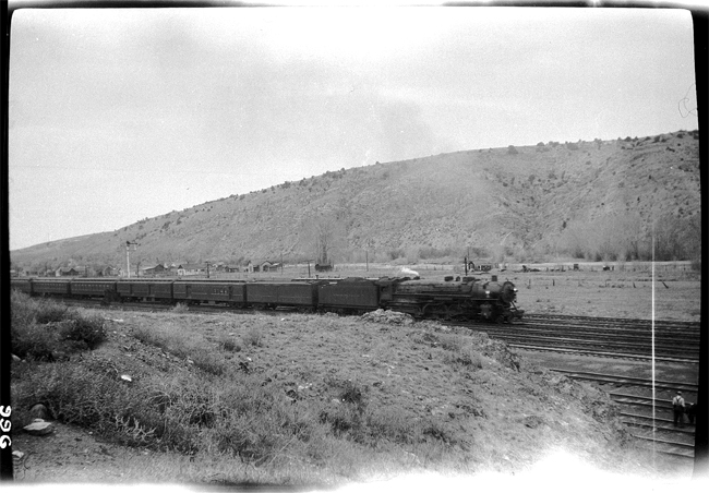 NP 2611, Class A with Train No. 2 leaving Logan, MT