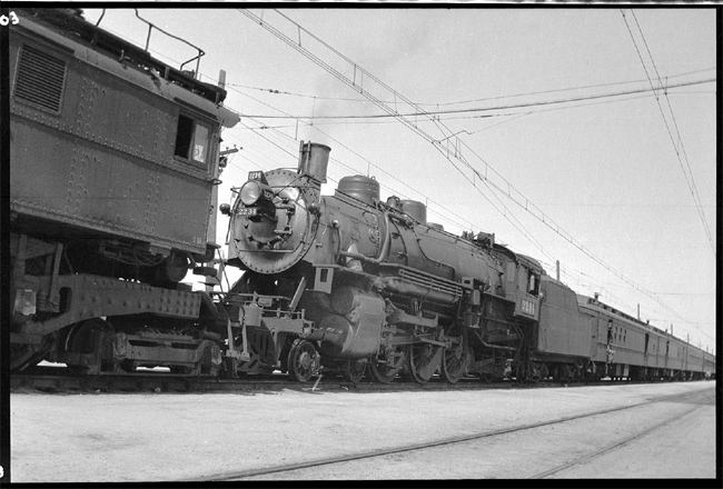 CMStP&P 10301 and NP 2234, Class Q-5 detouring over Milwaukee tracks at Three Forks