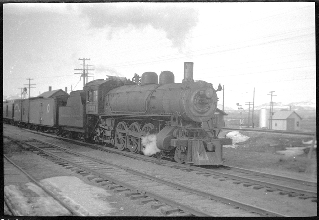 NP 2132, Class Q-1 pulling train No. 238 leaving Willow Creek, MT