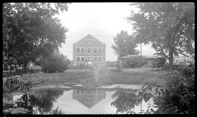 View of office building and grounds in Fargo , ND