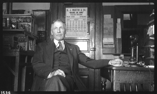 Spokane Relay Office, V. D. Miller, Mgr.