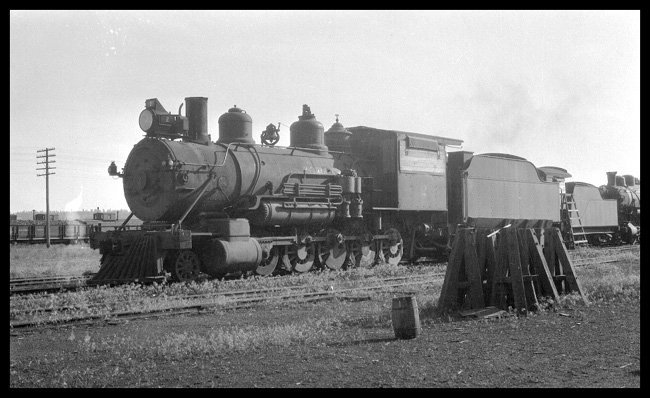 NP 2, Class M, 2-10-0 Decemberapod, boarded up in storage at Spokane