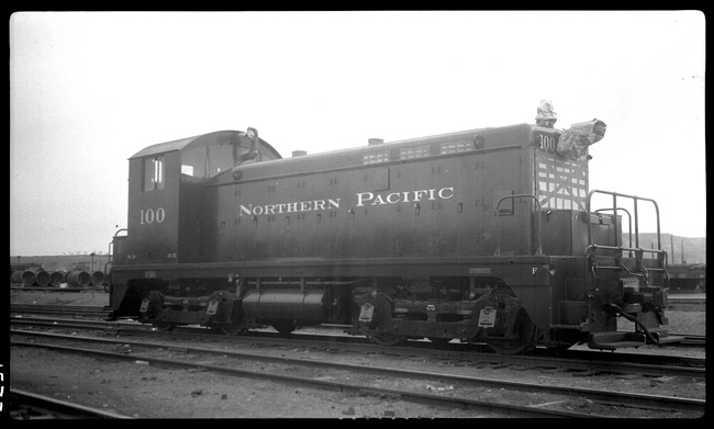 NP 100, Class NW-1 diesel switcher as received, probably at the Twin Cities, although location of photo is not shown.