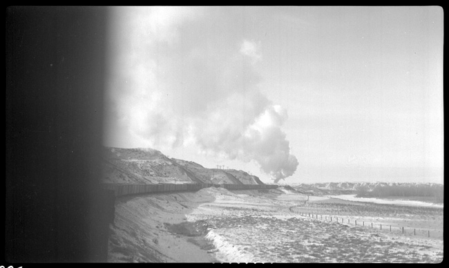 Taken from rear of Train 603, between Colgate and Miles City, MT.  