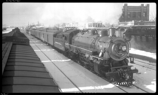 NP 2237, Class Q-5, pulling train No. 4 Steele, Glendive 3/1939.  