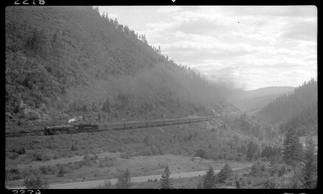 2nd No. 1, with NP 2607, Class A near Evaro, MT