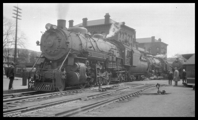 B&O 4457 at Cumberland, MD. 