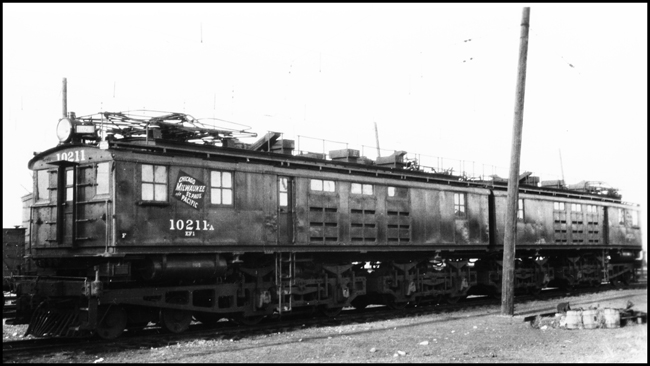MILW Electric E-10211 at Three Forks, MT