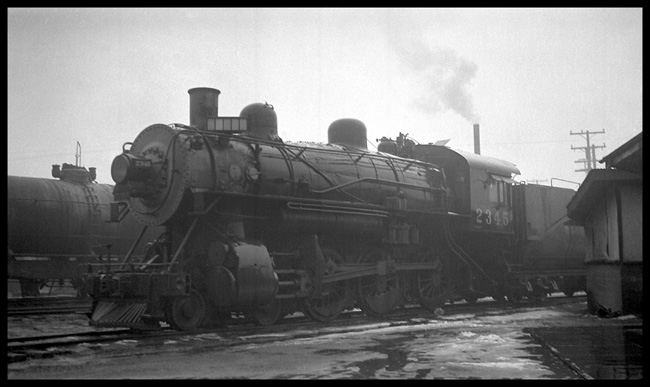 SP 4-6-0 2345 Class T-28, Baldwin, series 2311-2352, at Portland Station.